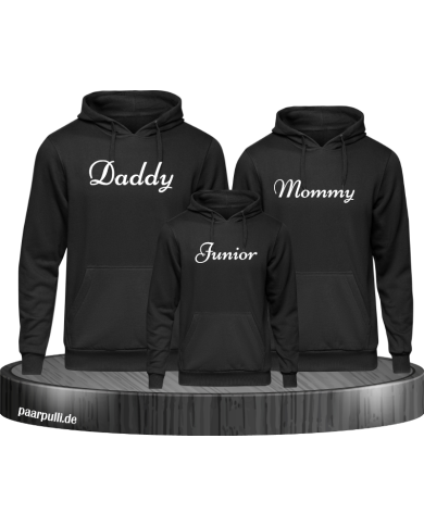 Mommy Daddy Junior Familienlook Hoodie Set Mommy Daddy Junior Familienlook Hoodie Set