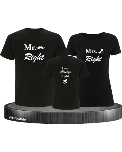 Mr right mrs right i am always set in schwarz Mr right mrs right i am always set in schwarz