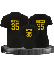 mum dad und kind shirt für familien