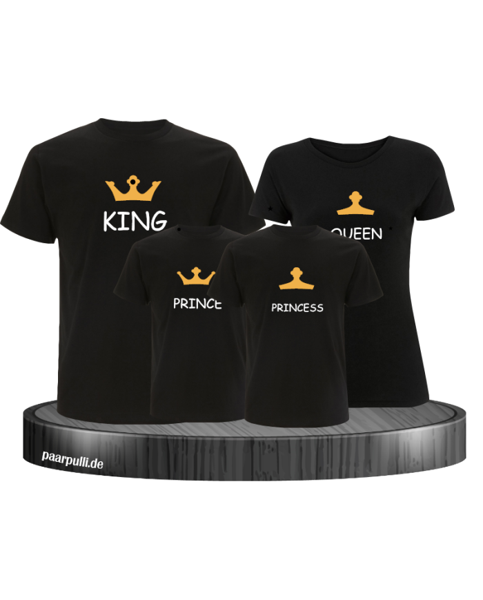 Royal Familien -Set mit King Queen Prince und princess