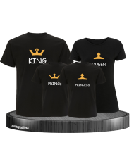 Royal Familien -Set mit King Queen Prince und princess