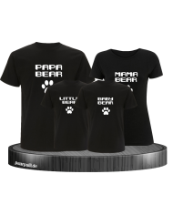 Bear Familienlook in schwarz