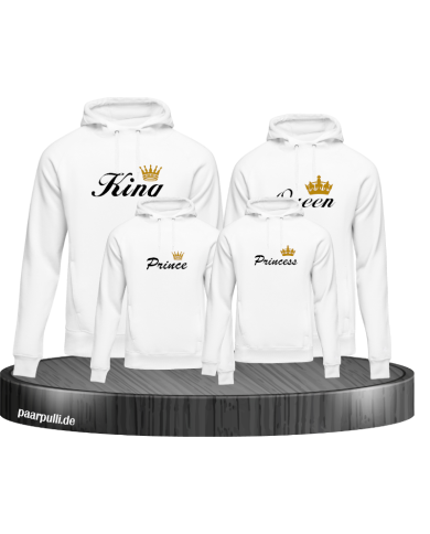 King Queen Prince Princess family set weiß King Queen Prince Princess family set weiß