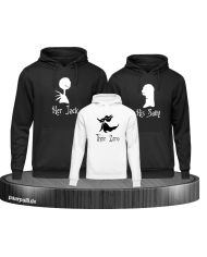 Jack Family Hoodies Familienlook schwarz weiß