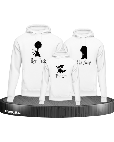 Jack Family Hoodies Familienlook weiß Jack Family Hoodies Familienlook weiß