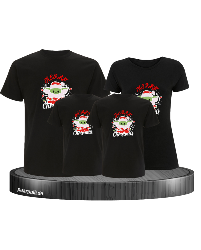 May Christmas be with you T-Shirts Familienlook