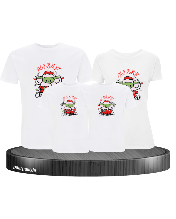 May Christmas be with you T-Shirts Familienlook