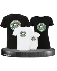 Christmas Blend 4er Familienset T-Shirts mit  Babybody