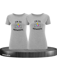 Meowgical - Best Friends T-Shirt Set grau