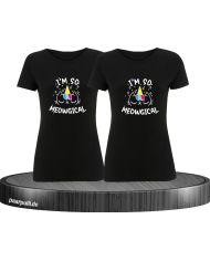 Meowgical - Best Friends T-Shirt Set schwarz