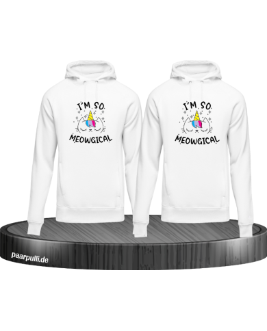 Meowgical - Hoodie für Beste Freunde weiß Meowgical - Hoodie für Beste Freunde weiß