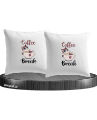 Coffee Break Kissenbezüge Set