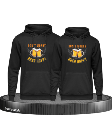 Beer Happy Hoodie schwarz Beer Happy Hoodie schwarz