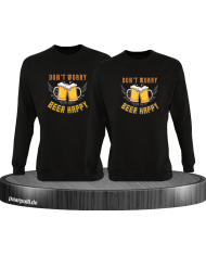 Beer Happy Sweatshirt schwarz