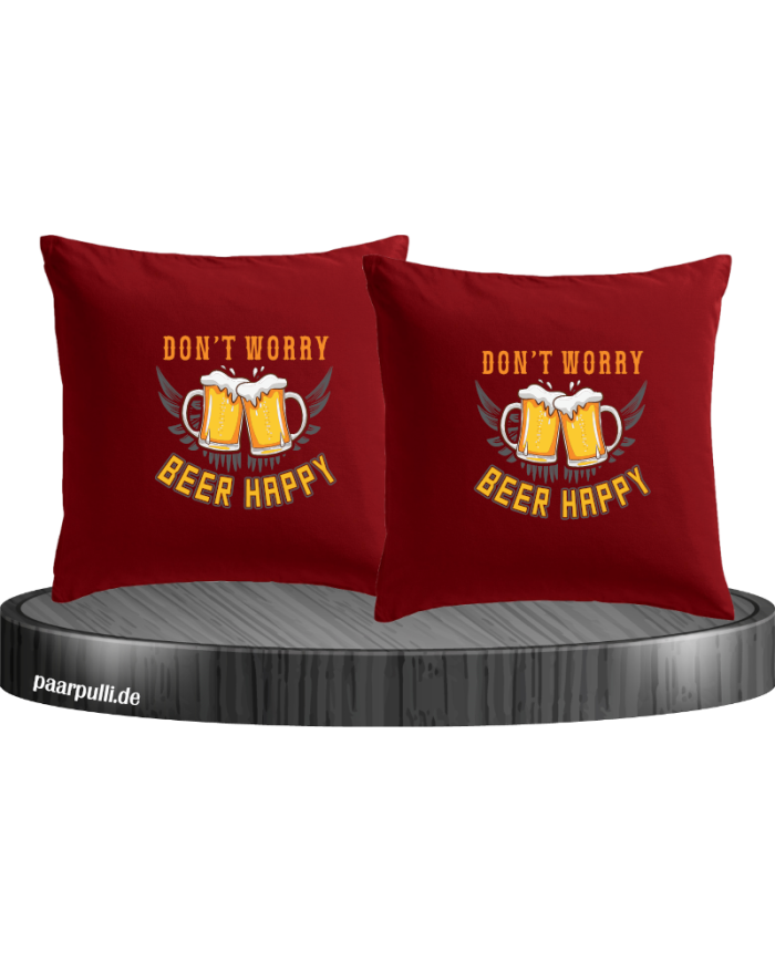 Beer Happy Kissenbezüge Set