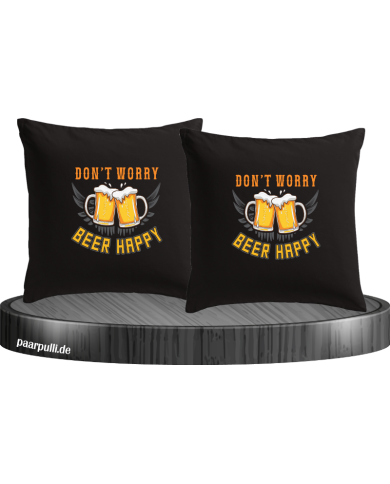 Beer Happy Kissenbezüge Set Beer Happy Kissenbezüge Set