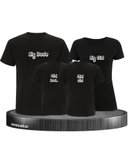 Big Dude Mini Dude Big Girl Mini Girl T-Shirts als Familienlook