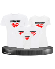 5er Set Superfamilie Familien Tshirts Set