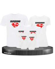 6er Set Superfamilie Partnerlook T-Shirts