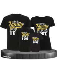 Ain't no Family like this one 4er Familienset T-Shirts mit  Babybody