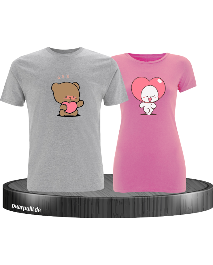 Milk and Mocha Herz T-Shirt