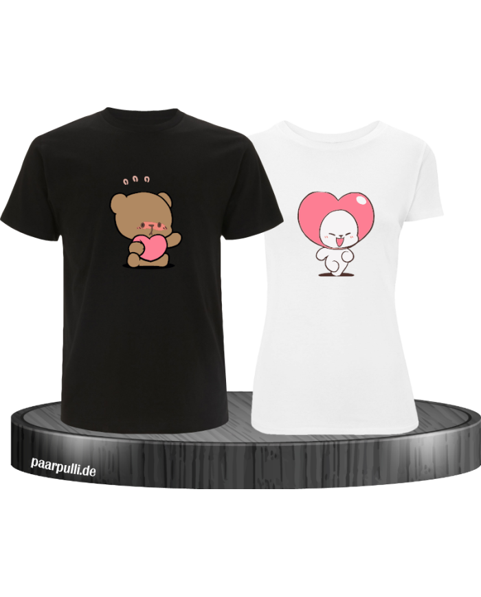 Milk and Mocha Herz T-Shirt
