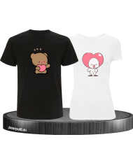 Milk and Mocha Herz T-Shirt