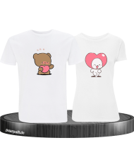 Milk and Mocha Herz T-Shirt