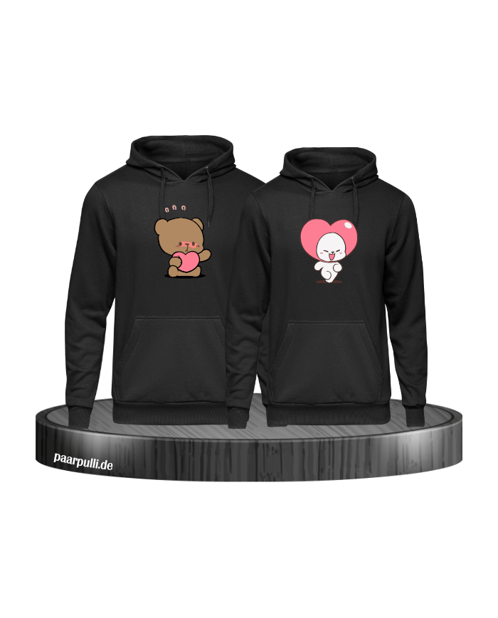 Milk and Mocha Herz Hoodie