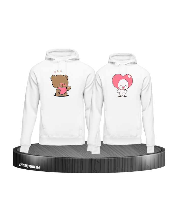Milk and Mocha Herz Hoodie
