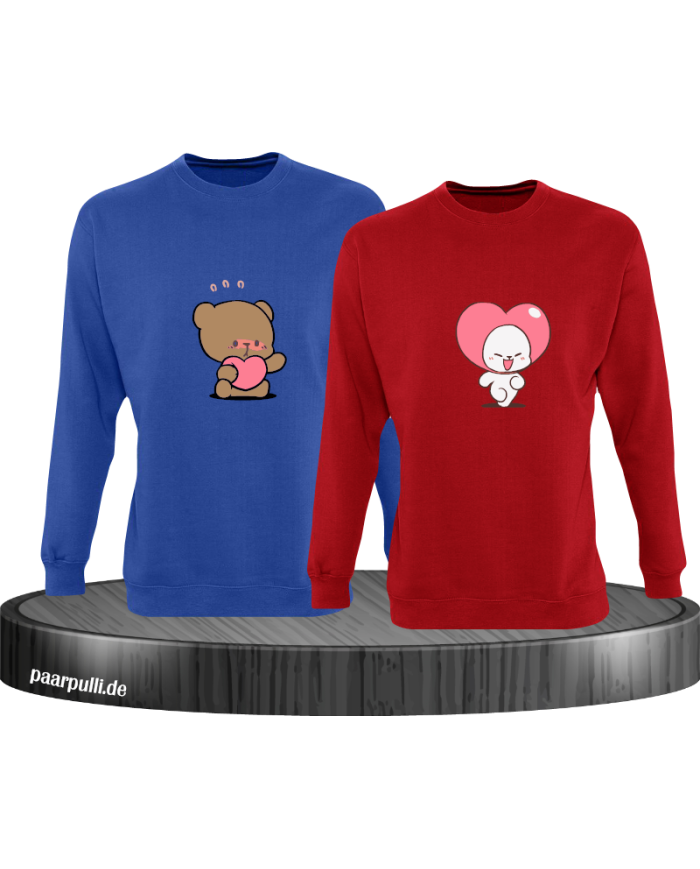 Milk and Mocha Herz Sweatshirt