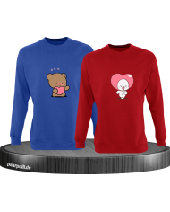 Milk and Mocha Herz Sweatshirt