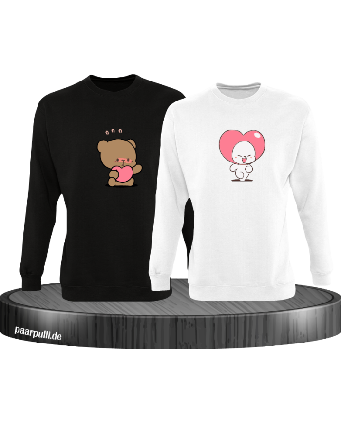 Milk and Mocha Herz Sweatshirt