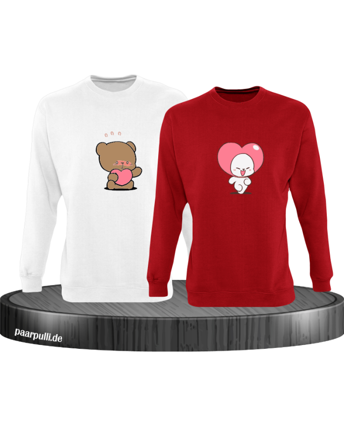 Milk and Mocha Herz Sweatshirt