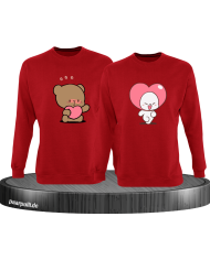 Milk and Mocha Herz Sweatshirt