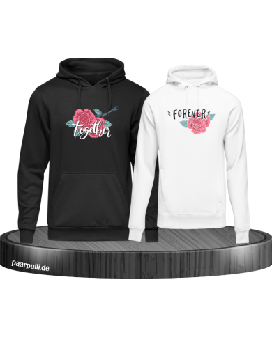 Together Forever Rose Hoodie Together Forever Rose Hoodie