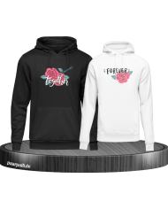 Together Forever Rose Hoodie
