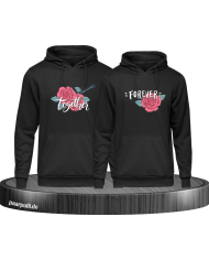 Together Forever Rose Hoodie