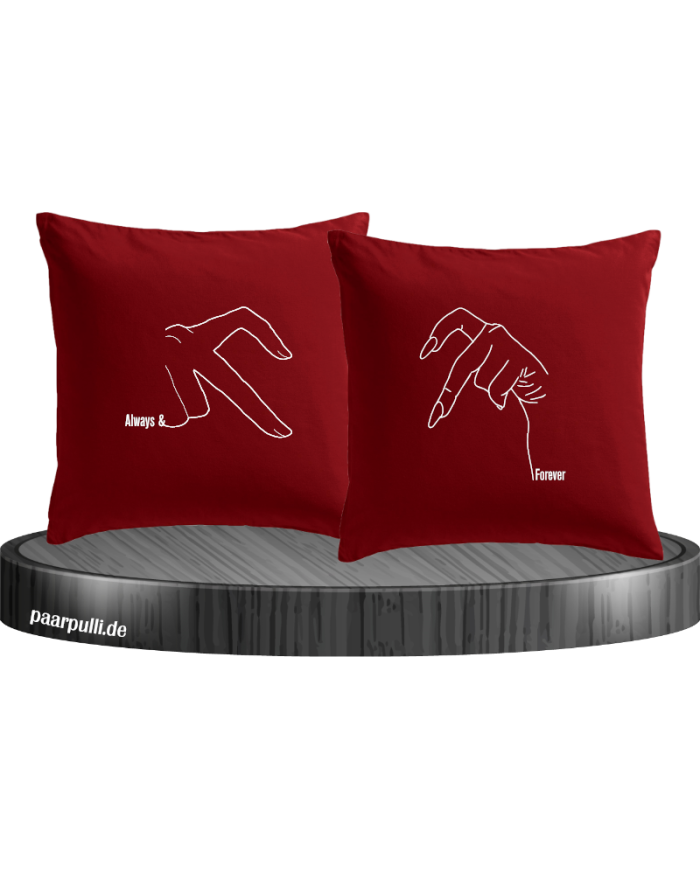 Always and Forever Kissenbezüge Set