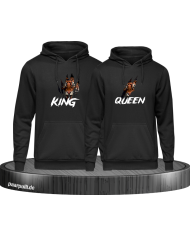 Tiger Kind and Queen Hoodie