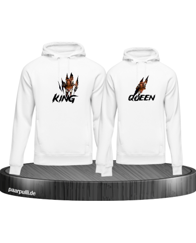 Tiger Kind and Queen Hoodie Tiger Kind and Queen Hoodie