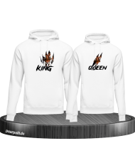 Tiger Kind and Queen Hoodie
