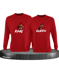 Tiger Kind and Queen Sweatshirt