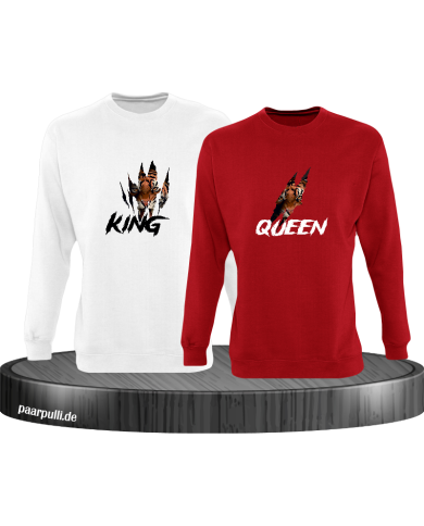 Tiger Kind and Queen Sweatshirt Tiger Kind and Queen Sweatshirt
