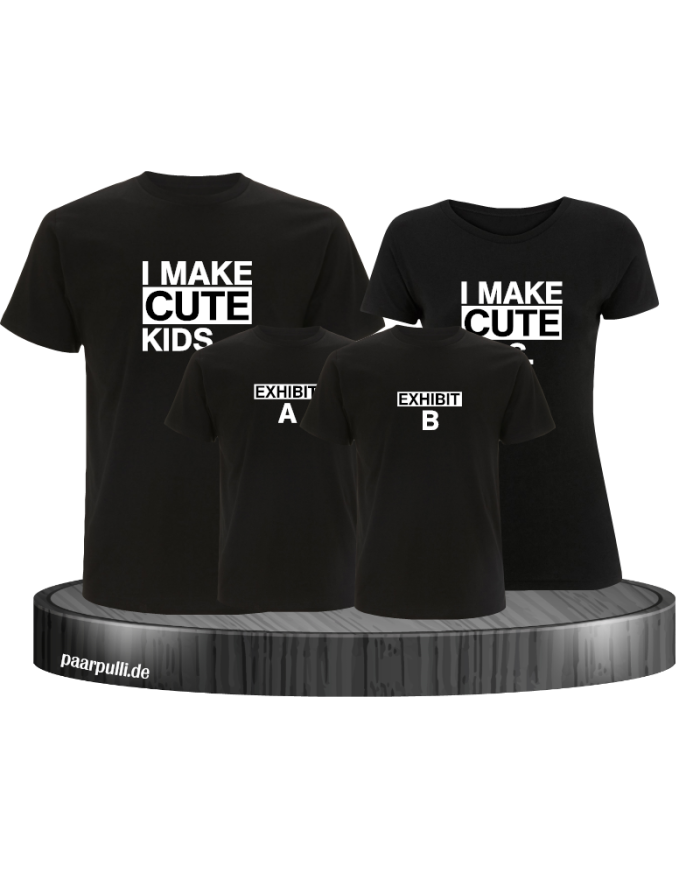 I make cute kids T-Shirts Familienlook