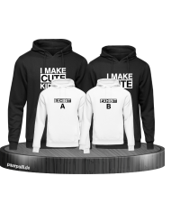 I make cute Kids Familienlook Hoodie