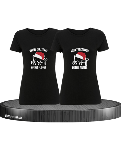 Meow Christmas - Best Friends T-Shirt Set Meow Christmas - Best Friends T-Shirt Set