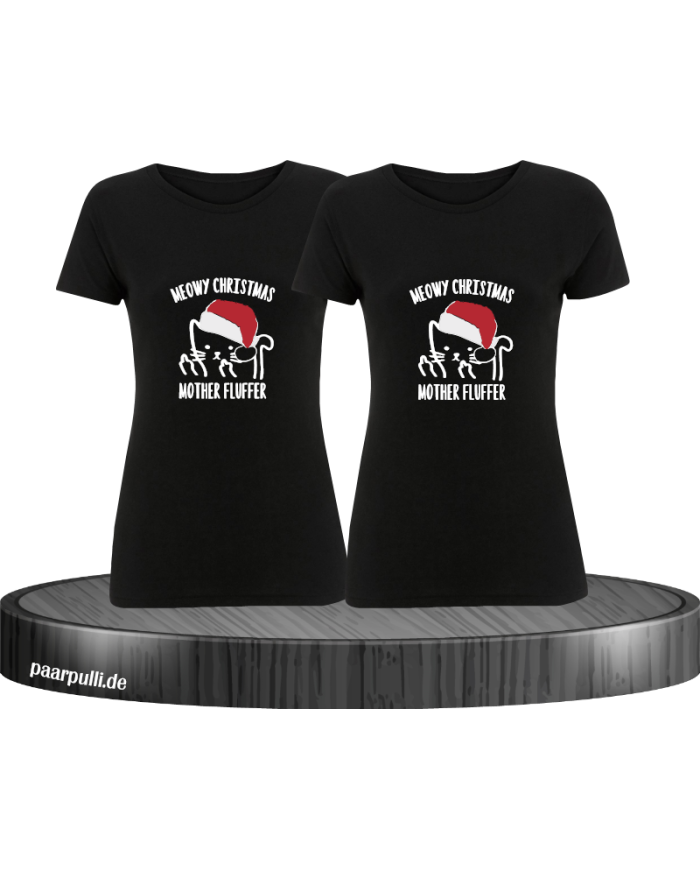 Meow Christmas - Best Friends T-Shirt Set