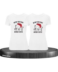 Meow Christmas - Best Friends T-Shirt Set