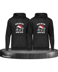 Meow Christmas - Hoodie für Beste Freunde